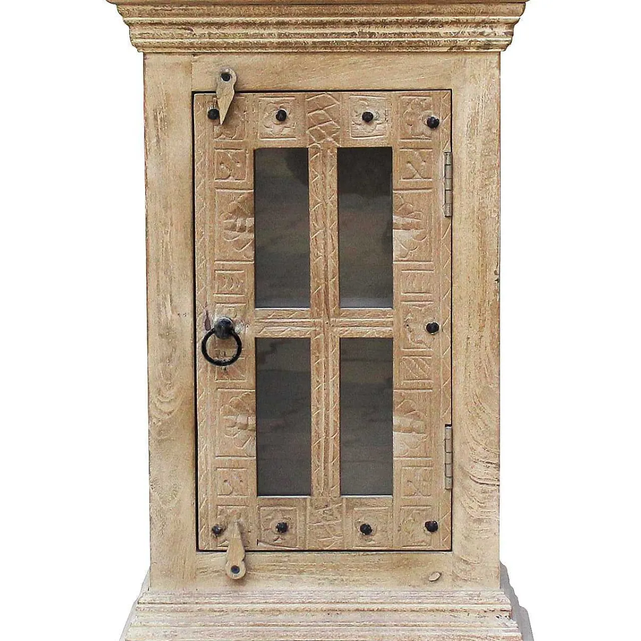 mutoni sweet home Hangeschrank Zoprax Mangoholz Natur 70> Vitrinen
