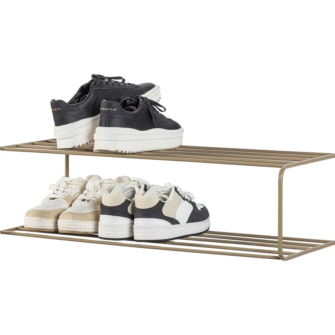 mutoni living Hangeschuhregal Josse Military Brown 80> Schuhschränke