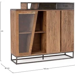 mutoni lifestyle Highboard Janak 145X40X134> Highboards