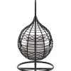 mutoni lifestyle Hängesessel Mit Kissen Torres Schwarz> Hängesessel Und Hängeschaukel