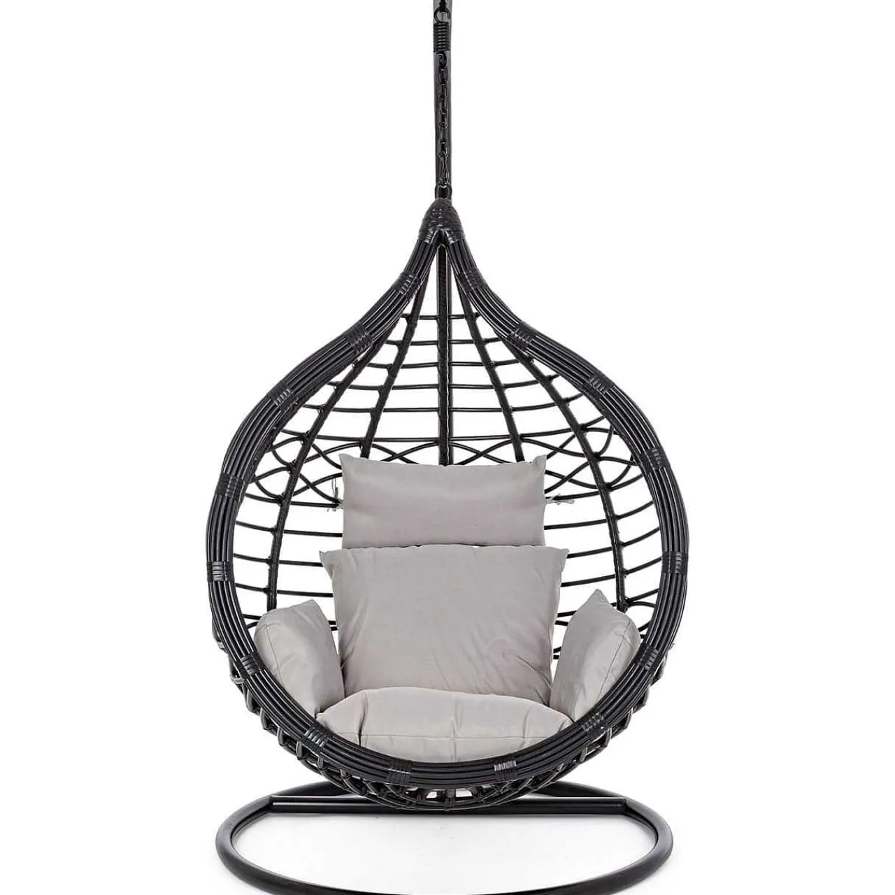 mutoni lifestyle Hängesessel Mit Kissen Torres Schwarz> Hängesessel Und Hängeschaukel