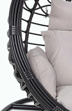 mutoni lifestyle Hängesessel Mit Kissen Torres Schwarz><noscript><img width=