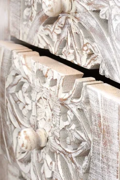 mutoni inspiration Hochkommode Mykonos Mango Vintage Weiss 45X106><noscript><img width=