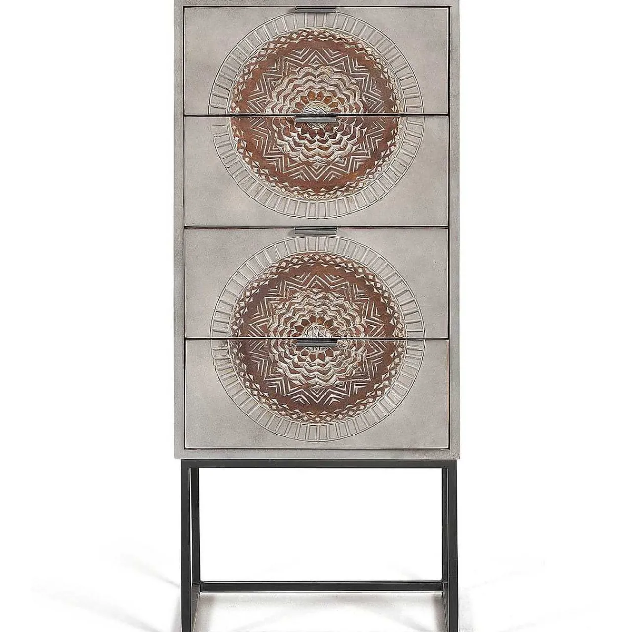 mutoni inspiration Hochkommode Wood Mandala Mango 45X105> Highboards