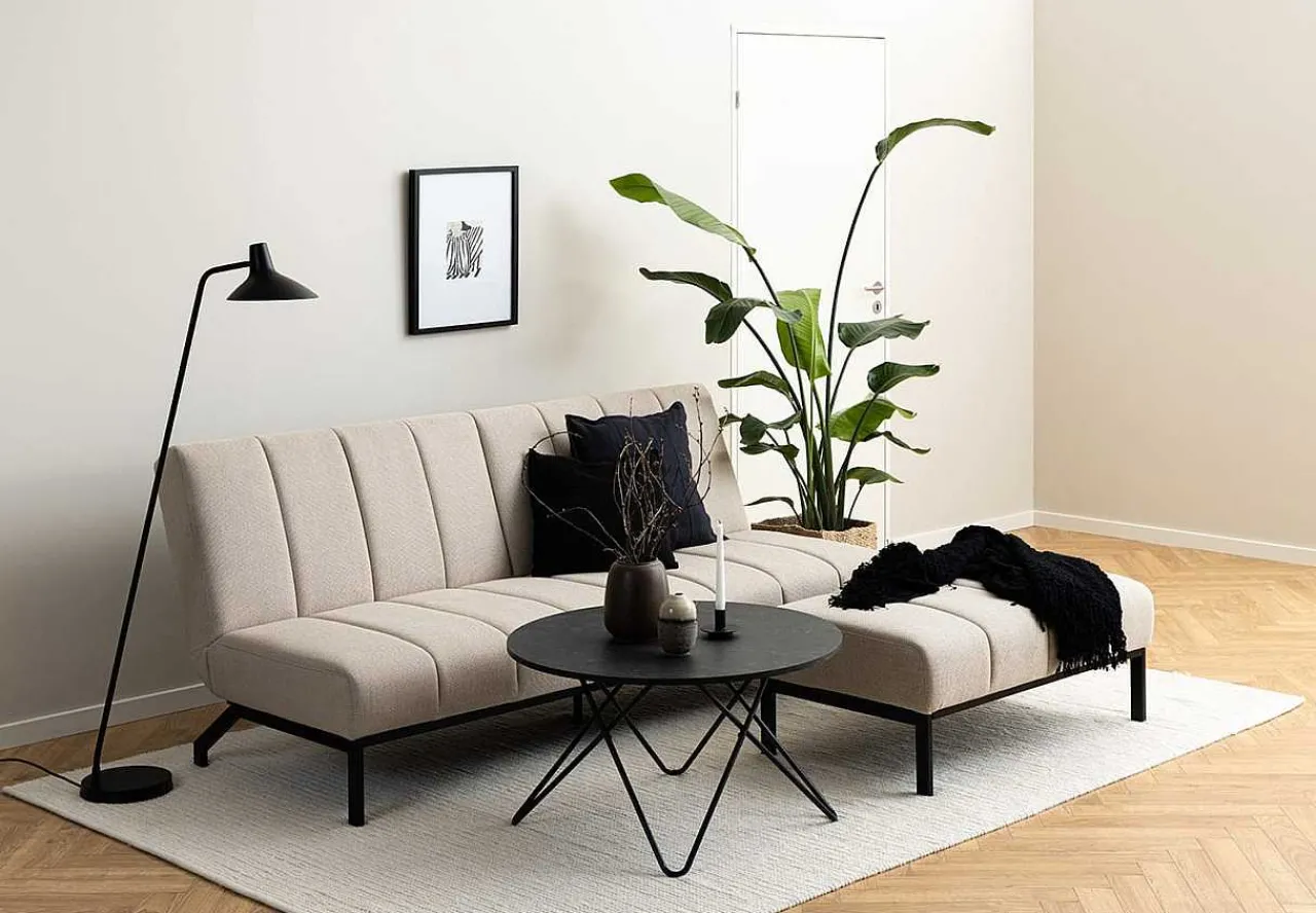 mutoni scandi Hocker Caden Beige> Hocker