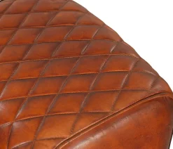 mutoni pleasure Hocker Noida Leder Braun> Hocker