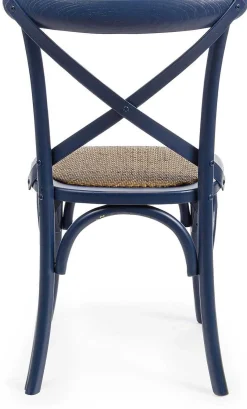 mutoni lifestyle Holzstuhl Cross Blau><noscript><img width=