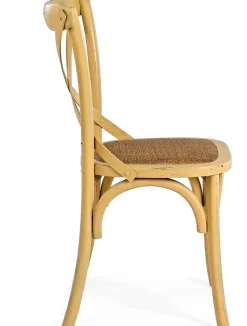 mutoni lifestyle Holzstuhl Cross Dunkelbeige><noscript><img width=