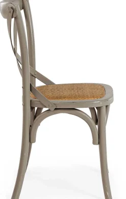 mutoni lifestyle Holzstuhl Cross Dunkelgrau><noscript><img width=