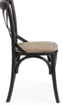 mutoni lifestyle Holzstuhl Cross Schwarz><noscript><img width=