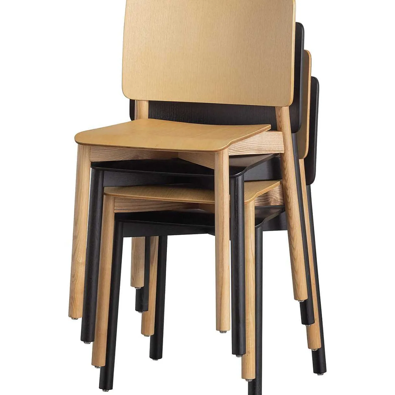 mutoni living Holzstuhl Karel Natur> Holzstühle