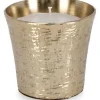 mutoni lifestyle Kerze Lathe Gold Rund 11> Kerzen