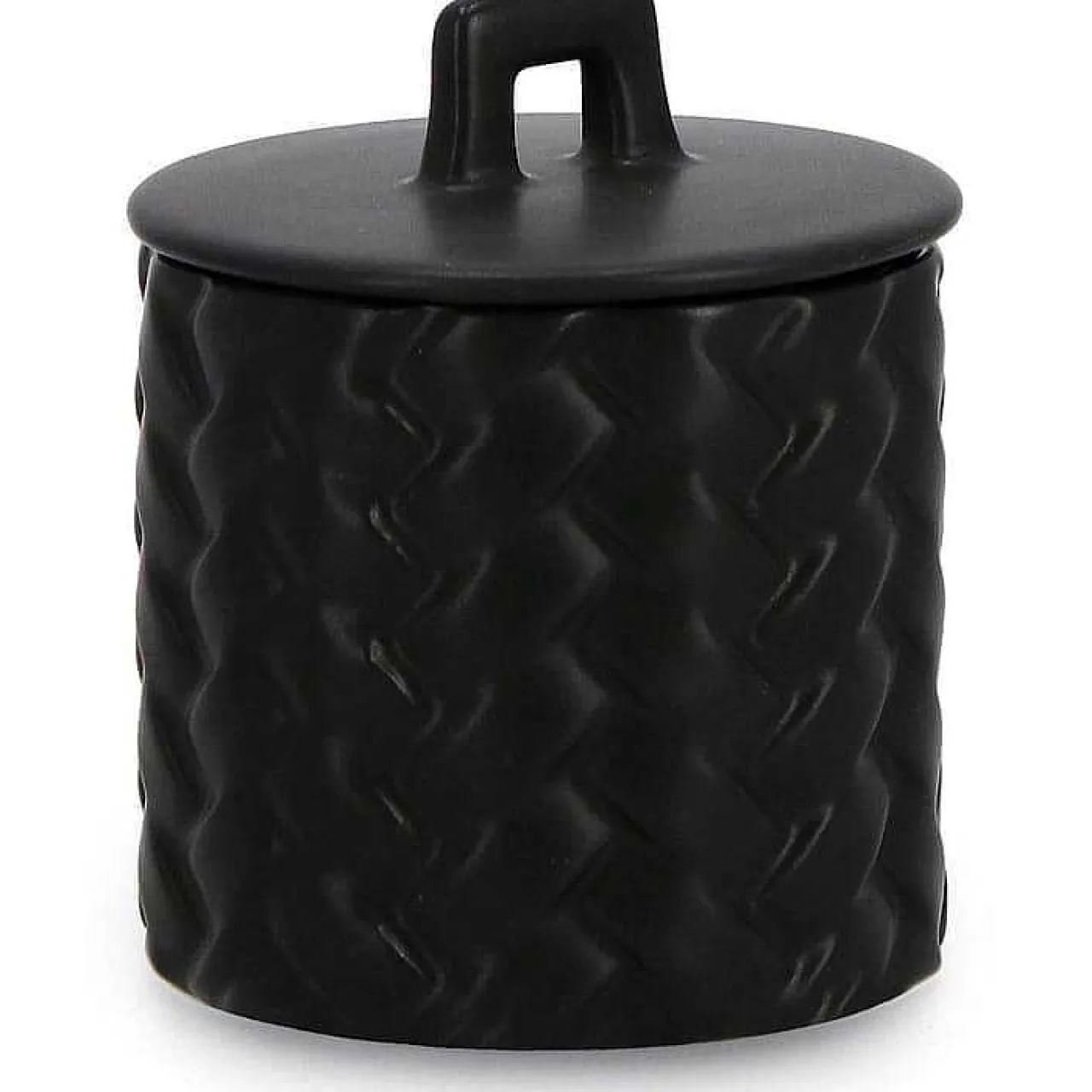 mutoni lifestyle Kerze Twine Mit Deckel Schwarz Rund 10> Kerzen