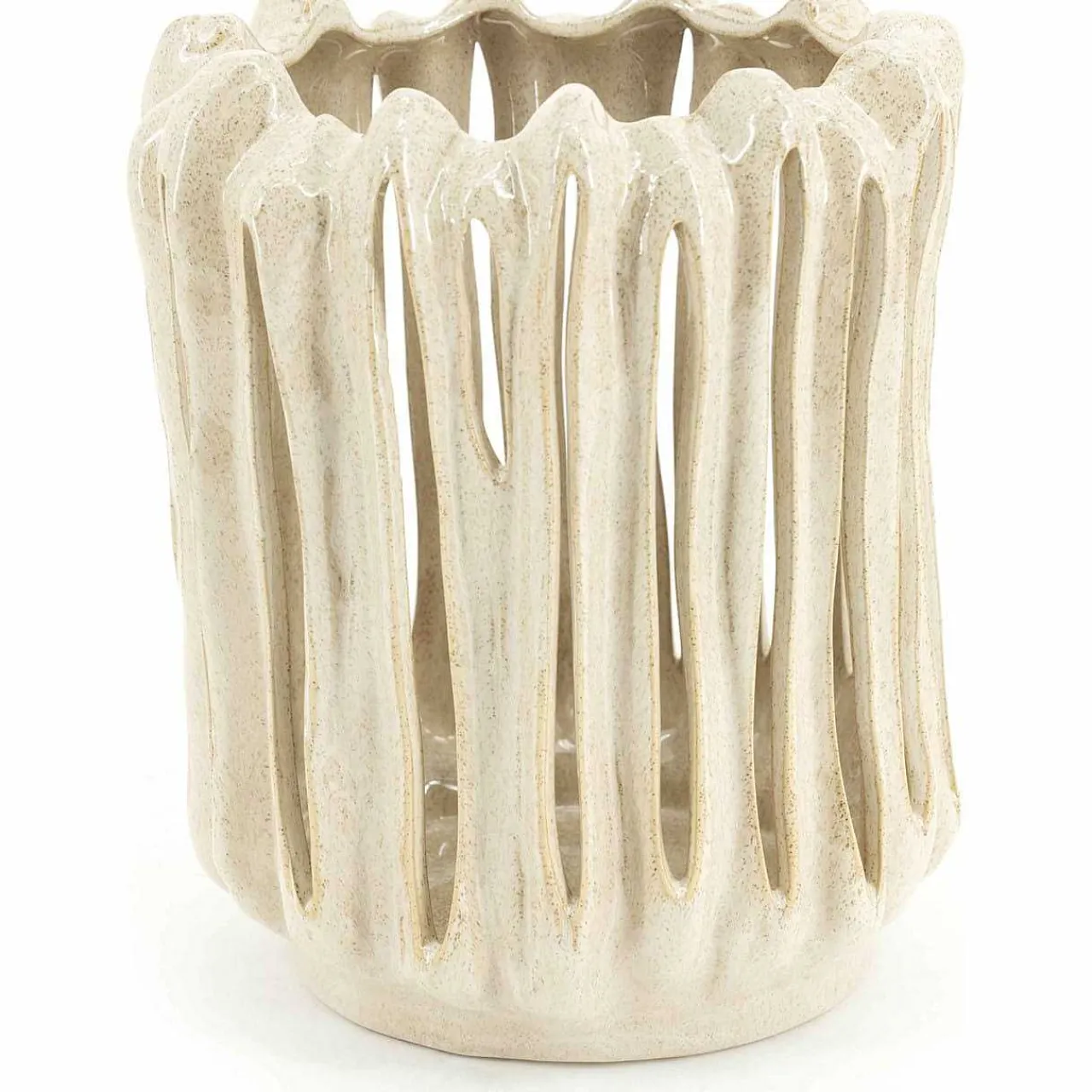 By-Boo Kerzenhalter Alba Beige> Windlichter & Teelichthalter