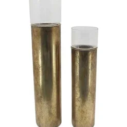 mutoni lifestyle Kerzenhalter Bimala Gold (2Er-Set)> Kerzenständer & -Halter