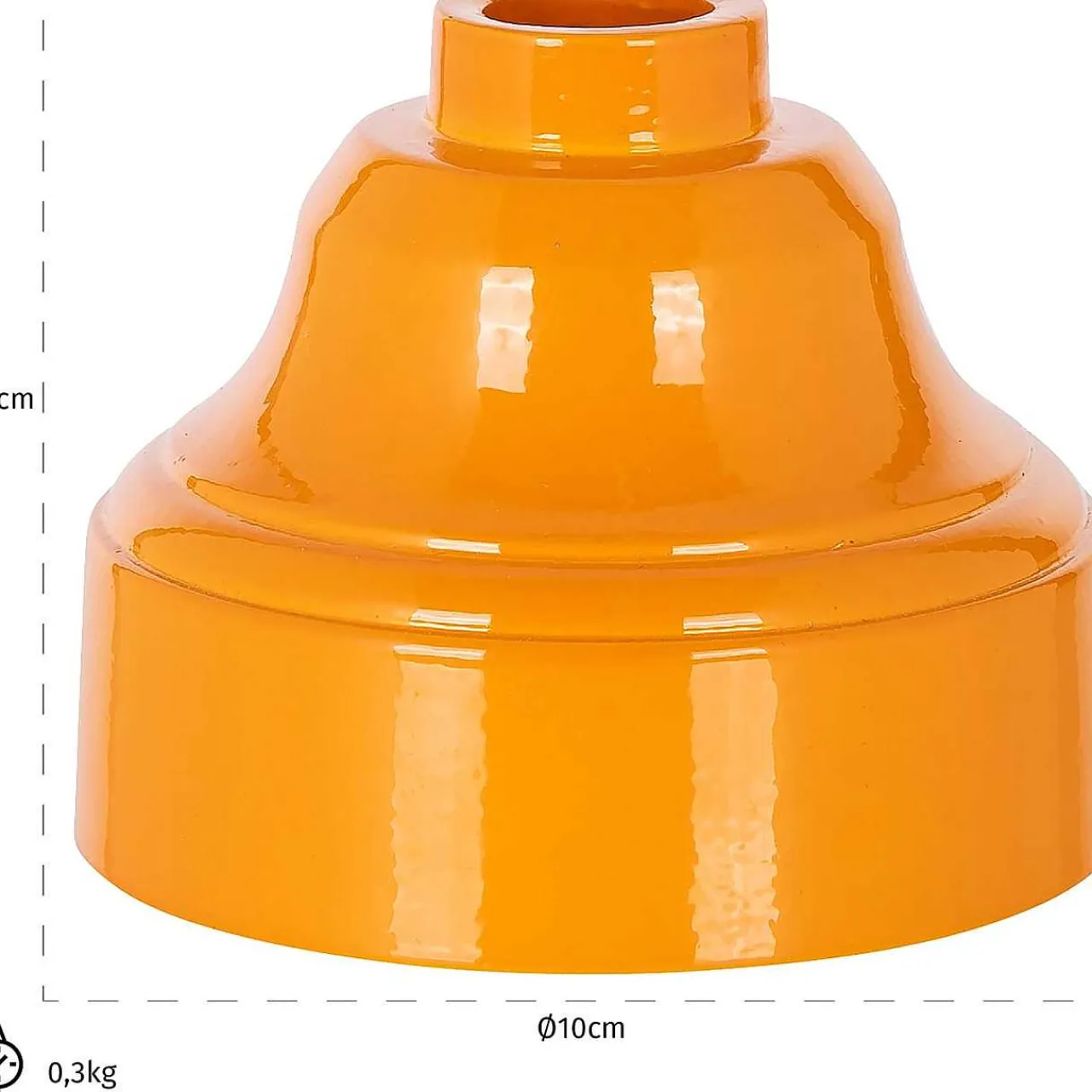 Richmond Interiors Kerzenhalter Dion Orange> Kerzenständer & -Halter