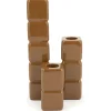 By-Boo Kerzenständer Cube Mustard (3Er-Set)> Kerzenständer & -Halter