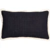 mutoni living Kissen Caleb Schwarz/Offwhite 60X40> Kissen