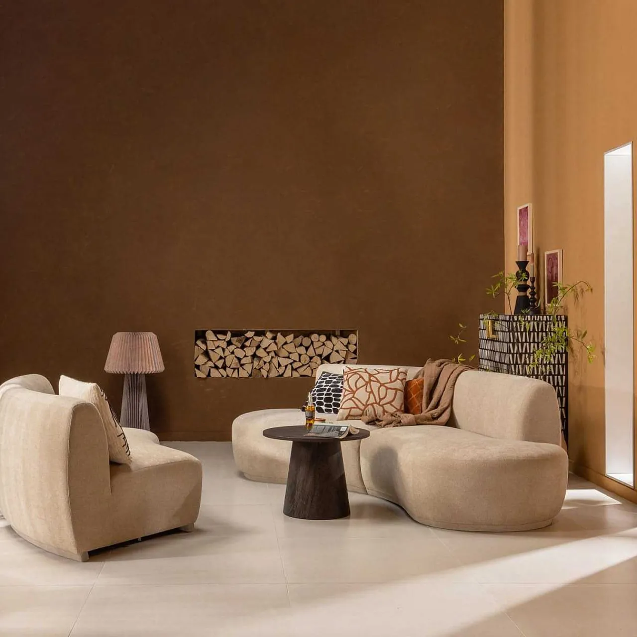 mutoni living Kissen Erian Beige 45X45> Kissen