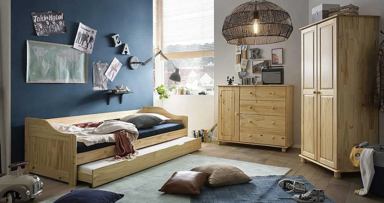 mutoni sweet home Kleiderschrank Bronda Kiefernholz Natur 170> Kleiderschränke