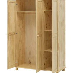 mutoni sweet home Kleiderschrank Bronda Kiefernholz Mit 3 Turen Natur 178><noscript><img width=