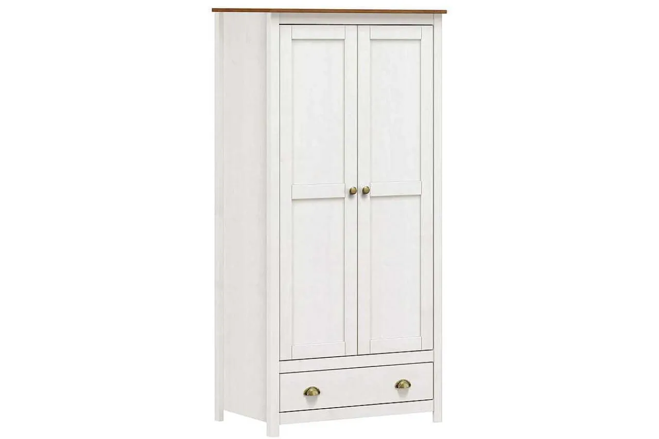 mutoni trend Kleiderschrank Kiefer Massiv 91X54X185> Kleiderschränke