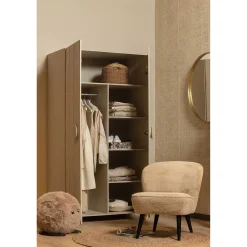 mutoni living Kleiderschrank Noah Kiefer Geburstet Dust 200X110><noscript><img width=