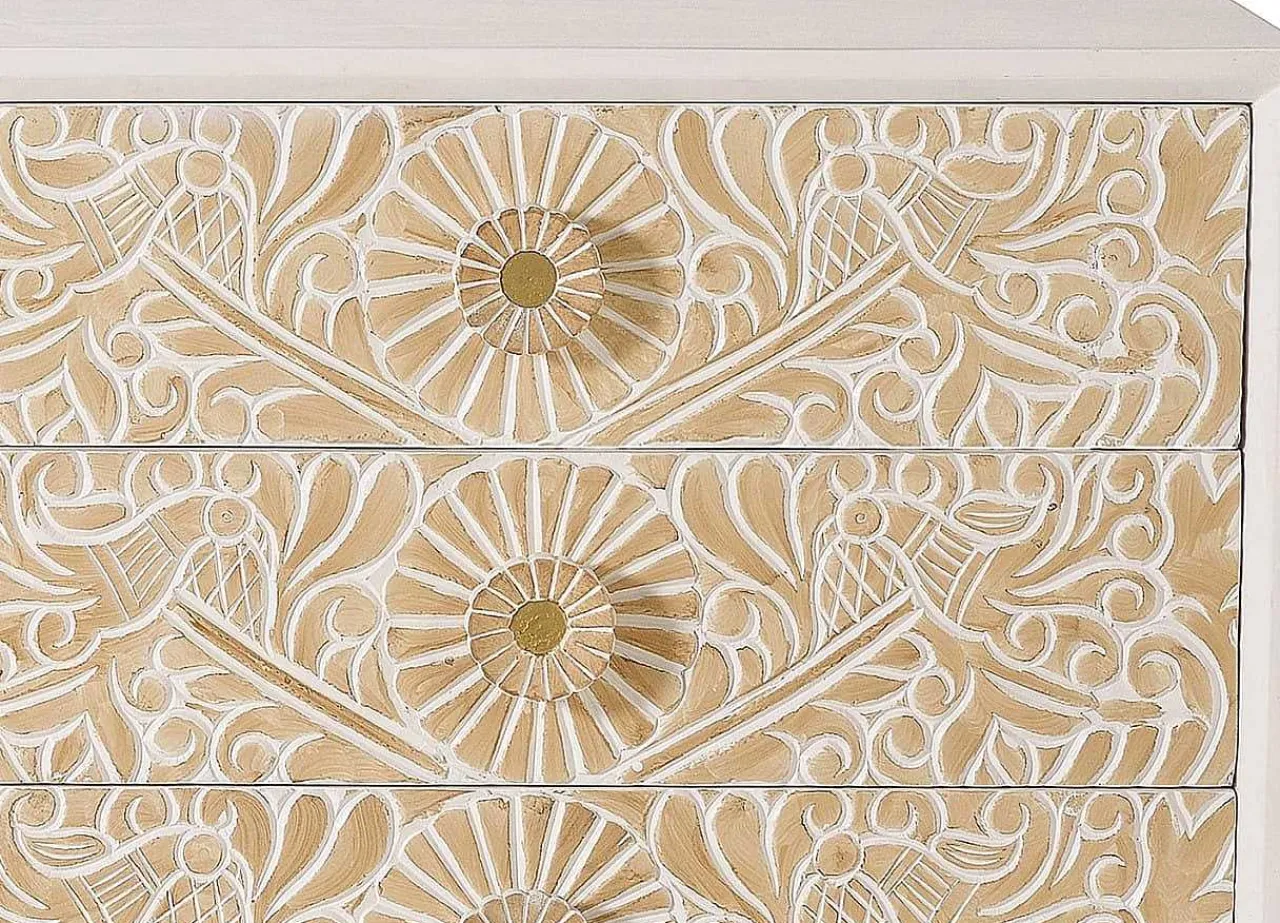 mutoni inspiration Kommode Antigua Mangoholz Weiss 170X80> Kommoden