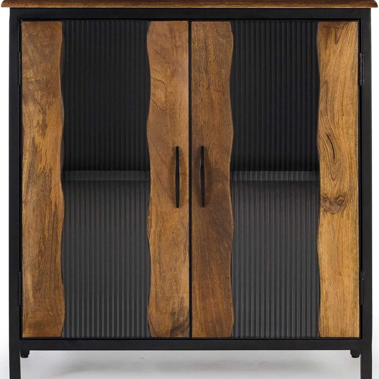 mutoni inspiration Kommode Cura Mangoholz Schwarz 87X90> Kommoden