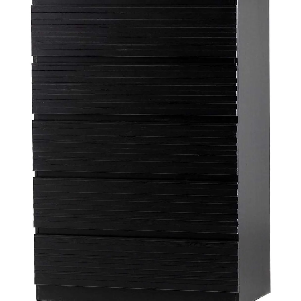 mutoni living Kommode Jente 5 Schubladen Kiefer Tiefschwarz Fsc> Highboards