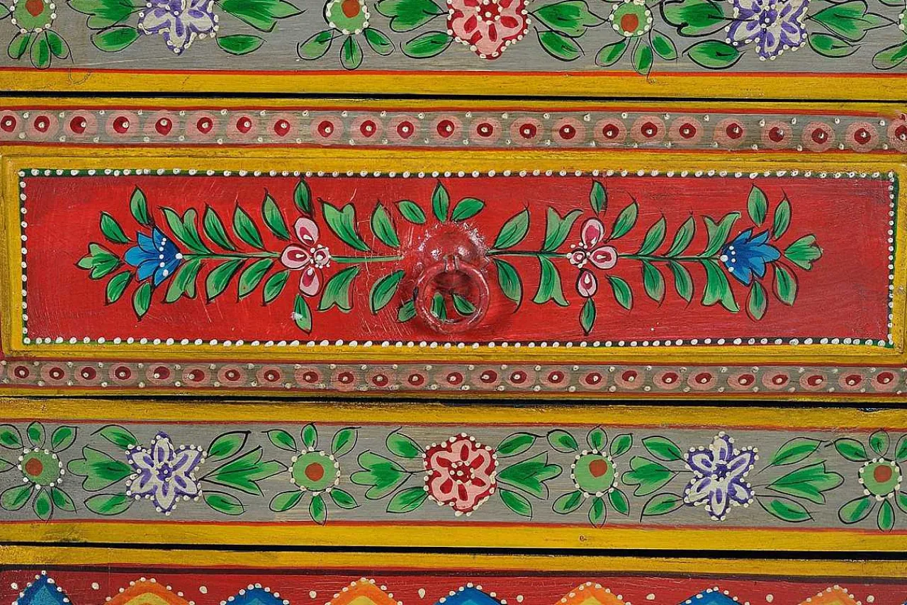 mutoni inspiration Kommode Mangoholz Mehrfarbig 140X86> Kommoden