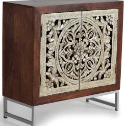 mutoni inspiration Kommode Rea Mangoholz Braun 80X80><noscript><img width=