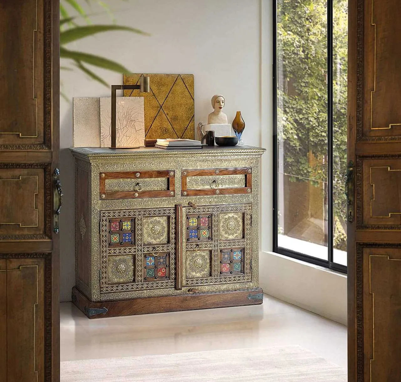 mutoni inspiration Kommode Vega Akazienholz Braun 105X90> Kommoden