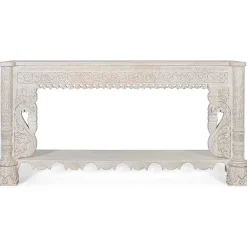 mutoni inspiration Konsole Antique Mangoholz Antikweiss 180X90><noscript><img width=