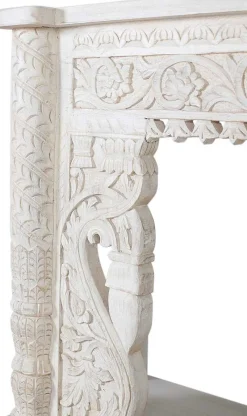mutoni inspiration Konsole Antique Mangoholz Antikweiss 180X90><noscript><img width=