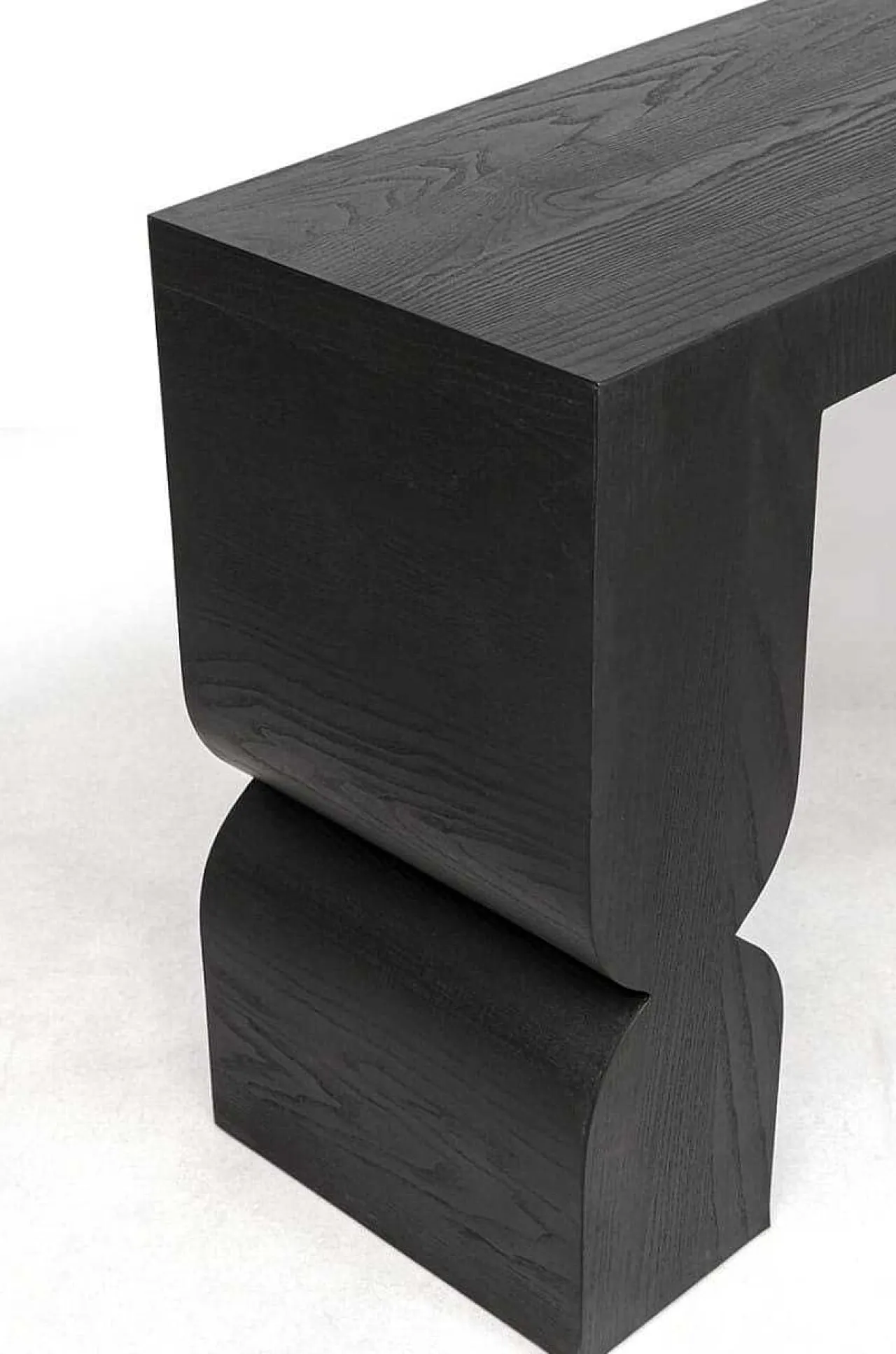 KARE Design Konsole Curve Schwarz 120X76> Konsolentische