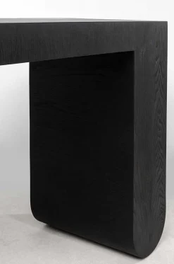 KARE Design Konsole Curve Schwarz 120X76><noscript><img width=