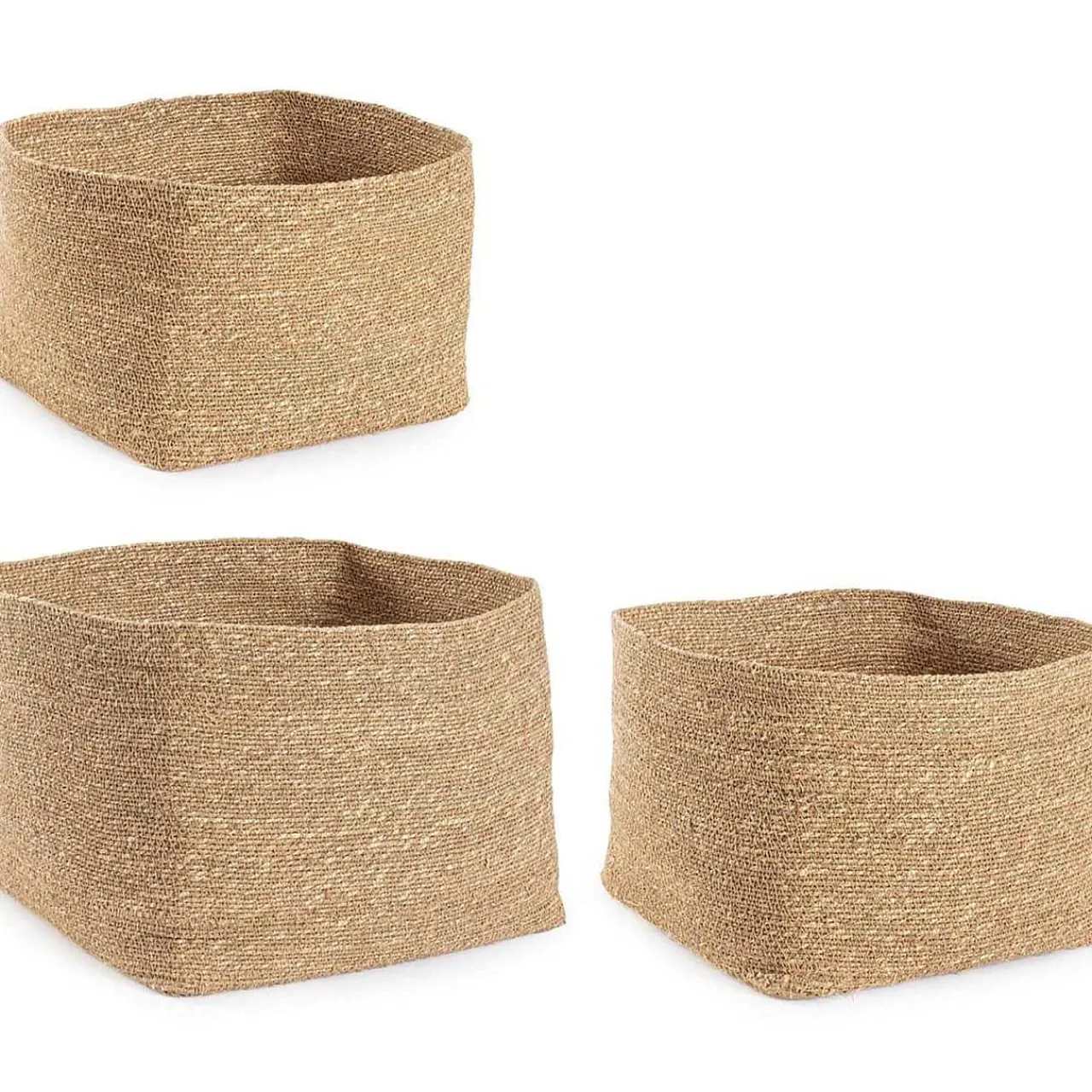 mutoni lifestyle Korb Felicia Hoch Natur (3Er-Set)> Boxen & Körbe