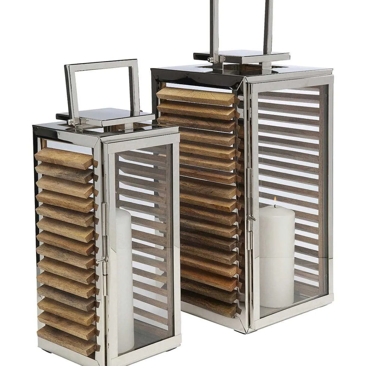 KARE Design Laterne Lamella (2Er-Set)> Laternen