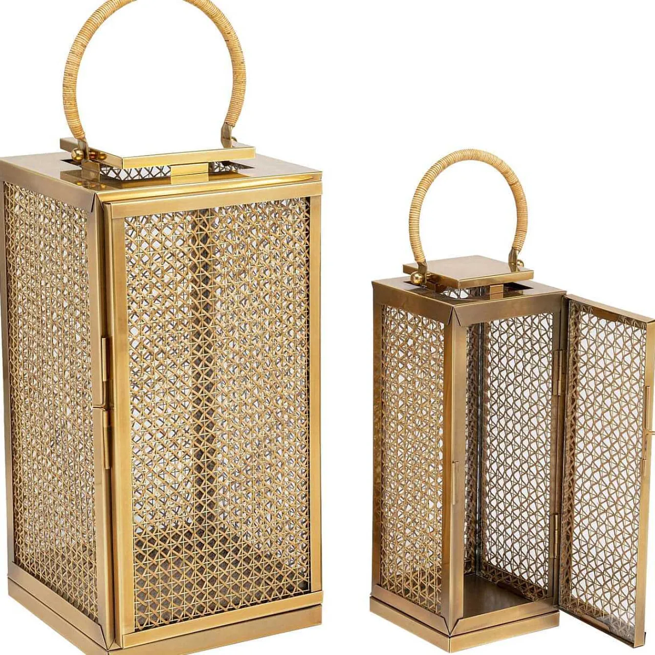 KARE Design Laterne Palazzo Vita Brass (2Er-Set)> Laternen