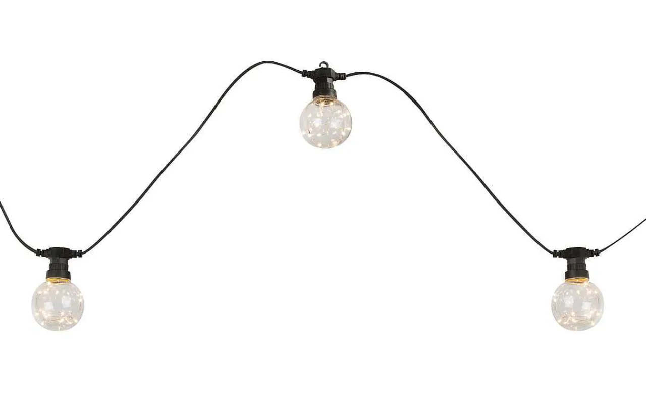mutoni light Led Lichterkette Kunststoff Schwarz 10Xled> Lichterketten