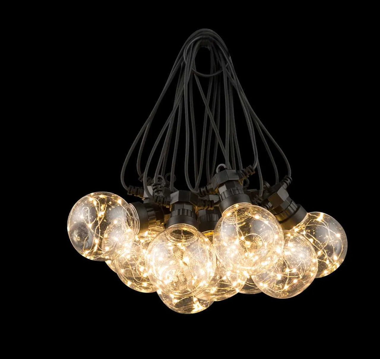 mutoni light Led Lichterkette Kunststoff Schwarz 10Xled> Lichterketten