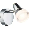 mutoni light Led Strahler Chrom 1Xled> Led-Wandleuchten