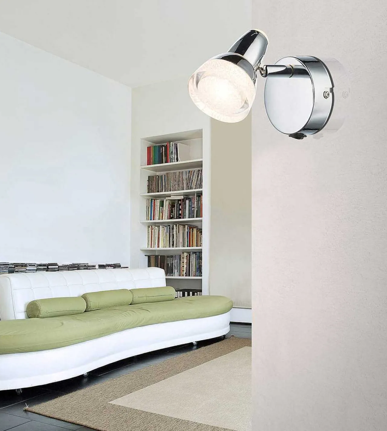 mutoni light Led Strahler Chrom 1Xled> Led-Wandleuchten