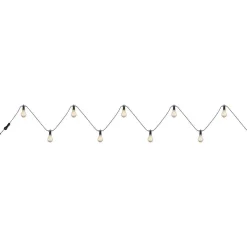 mutoni light Led-Lichterkette Kunststoff Schwarz 10Xled 450X8X12><noscript><img width=
