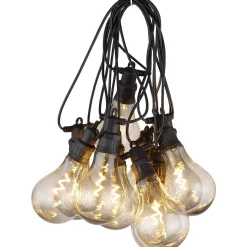 mutoni light Led-Lichterkette Kunststoff Schwarz 10Xled 450X8X12><noscript><img width=