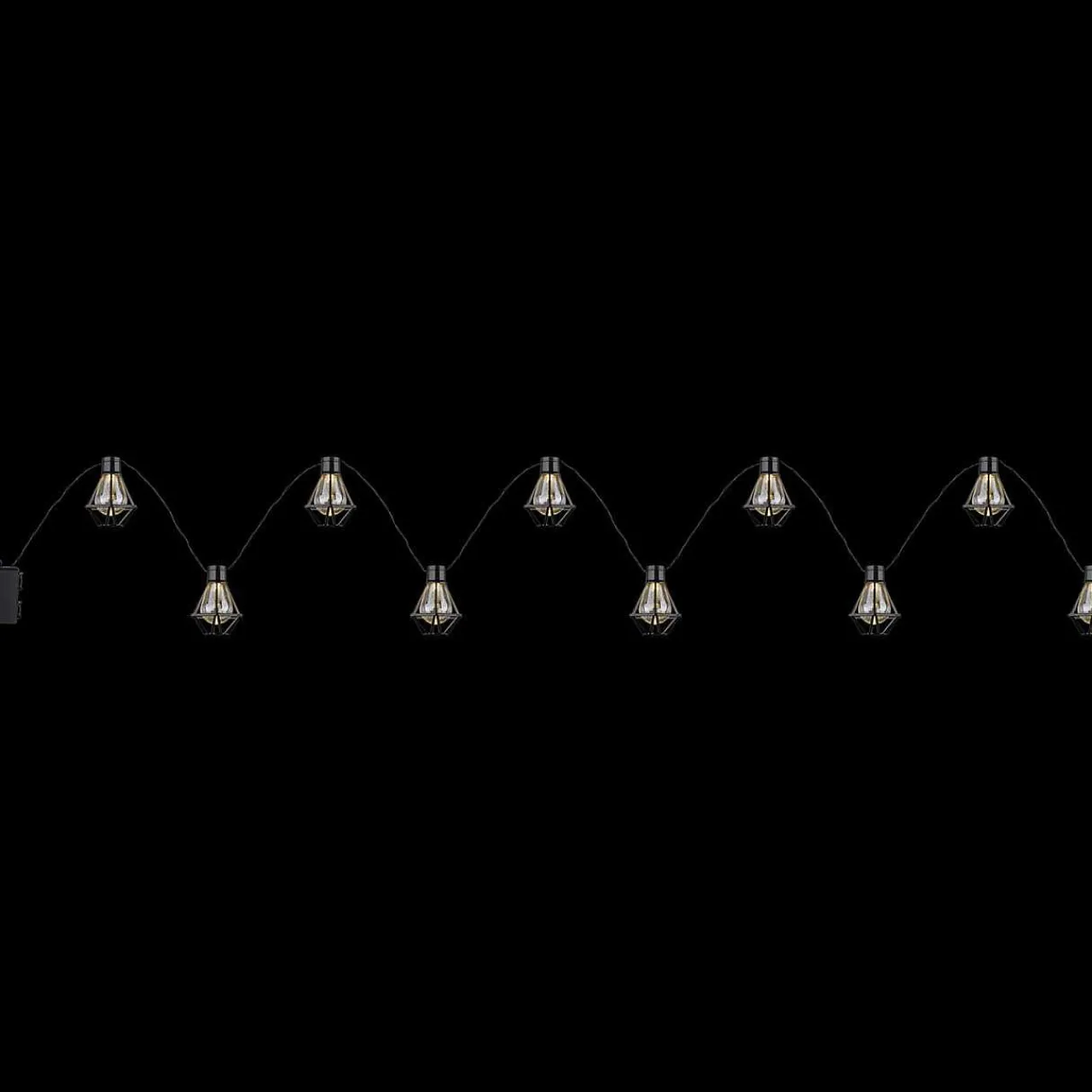 mutoni light Led-Lichterkette Kunststoff Schwarz 10Xled 230X8X10> Led-Stripes Und Lichterketten