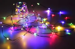 mutoni light Led-Lichterkette Kunststoff Dunkelgrun 100Xrgb Led> Led-Stripes Und Lichterketten