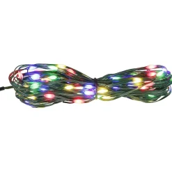 mutoni light Led-Lichterkette Kunststoff Dunkelgrun 100Xrgb Led><noscript><img width=