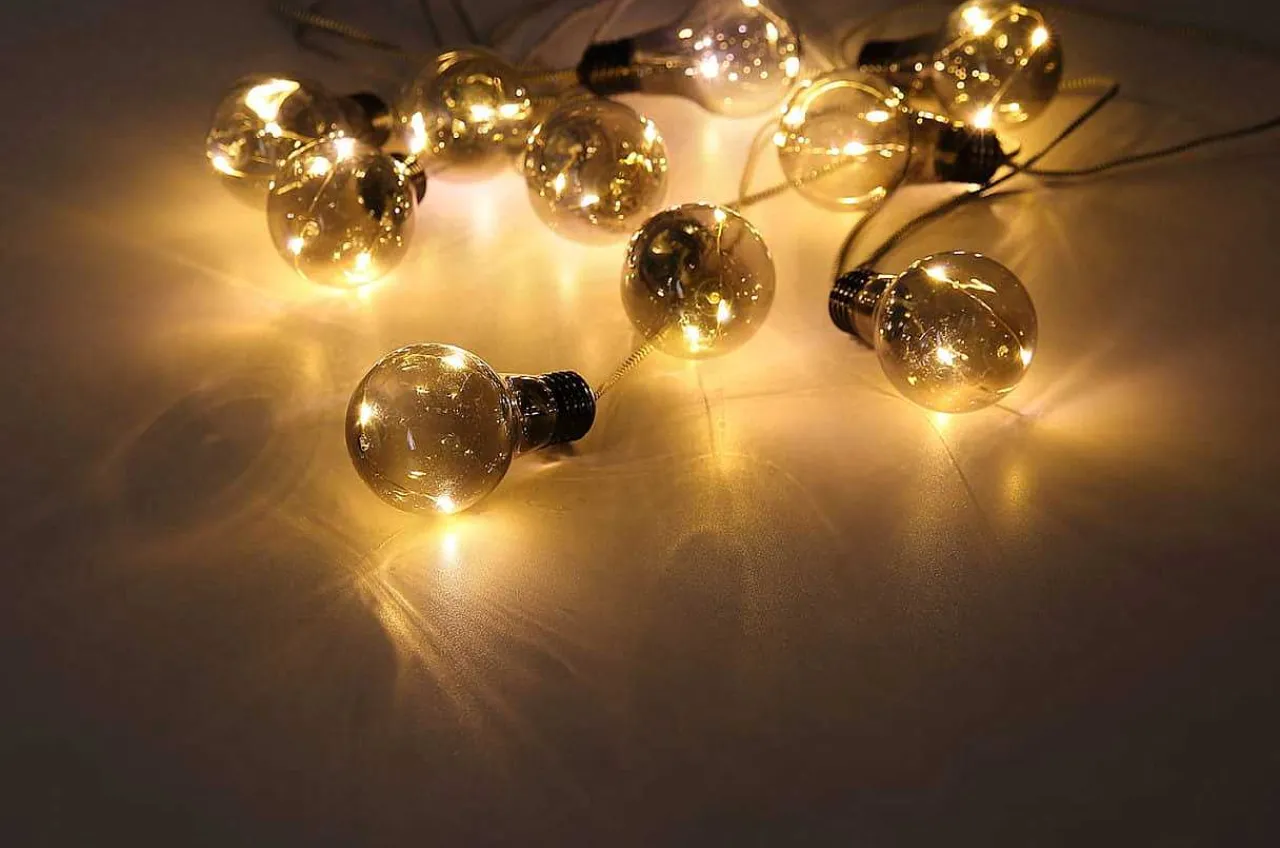 mutoni light Lichterkette Kunststoff Schwarz 10Xled> Led-Stripes Und Lichterketten